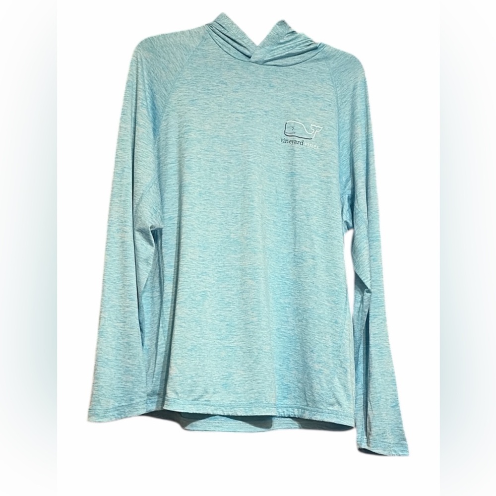Vineyard Vines Aqua Hoodie Tee